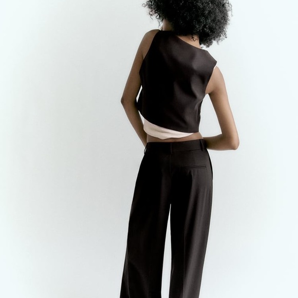 FULL-LENGTH PLEATED PANTS - Picture 3 of 9